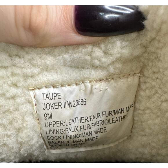 Suede Heeled Ankle Boots Buckle Tan White Mountain Size 9 - Picture 7 of 7